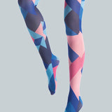 Viken | Plāna PopArt apdruka, luksusa zeķes/legingi [Mainīt taisnstūri]