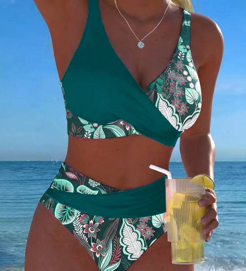Ziedu Krāsu Kontrasta Bikini