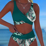 Ziedu Krāsu Kontrasta Bikini