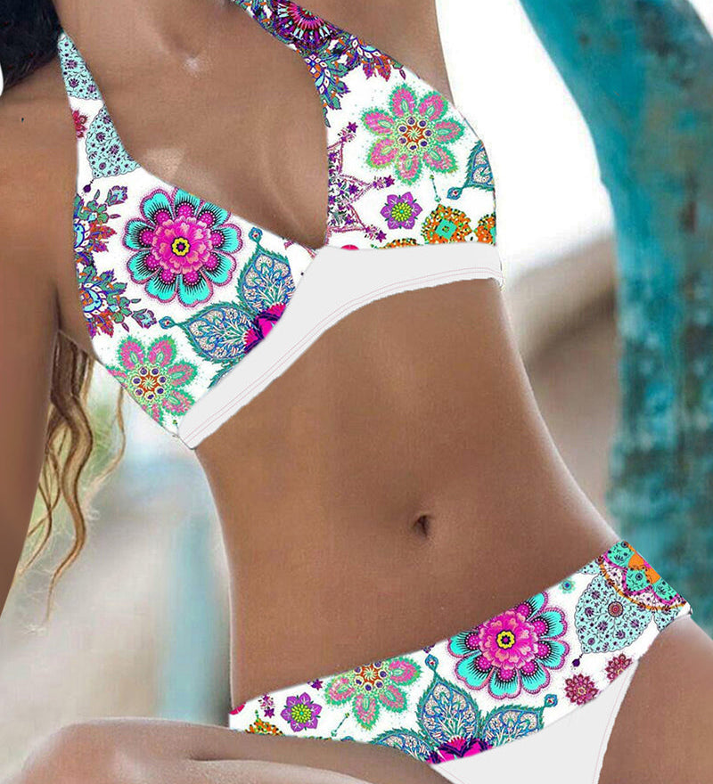 Flower Pattern Bikini