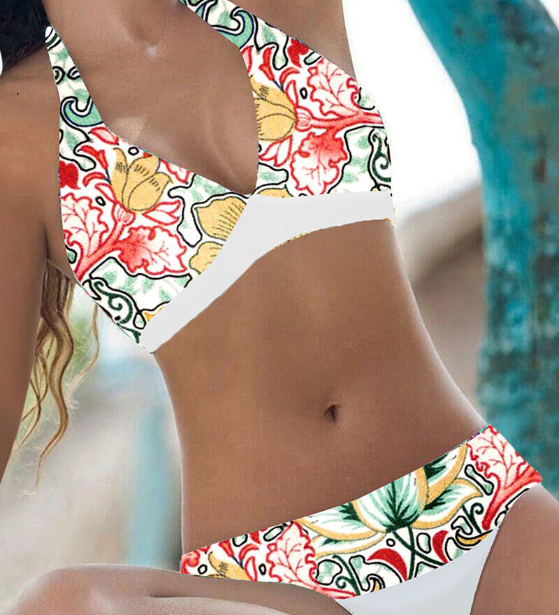 Flower Pattern Bikini