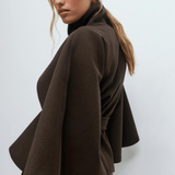 Lusana | Elegants mētelis ar jostu
