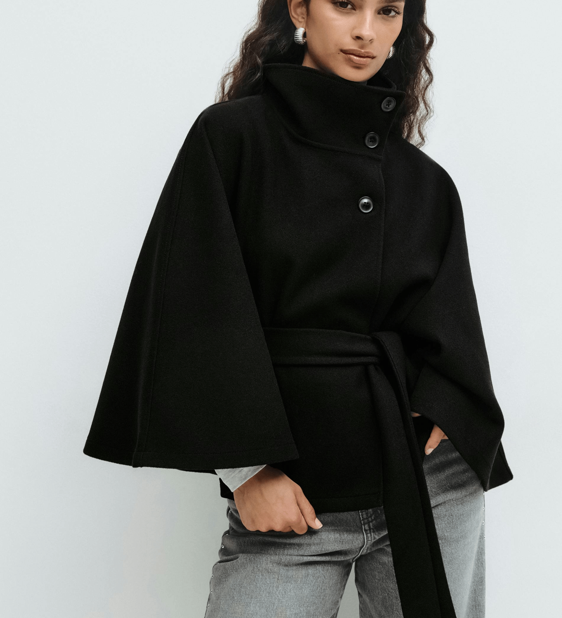 Lusana | Elegants mētelis ar jostu
