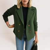 Marta™ | Elegants mētelis ar pūkainām piedurknēm