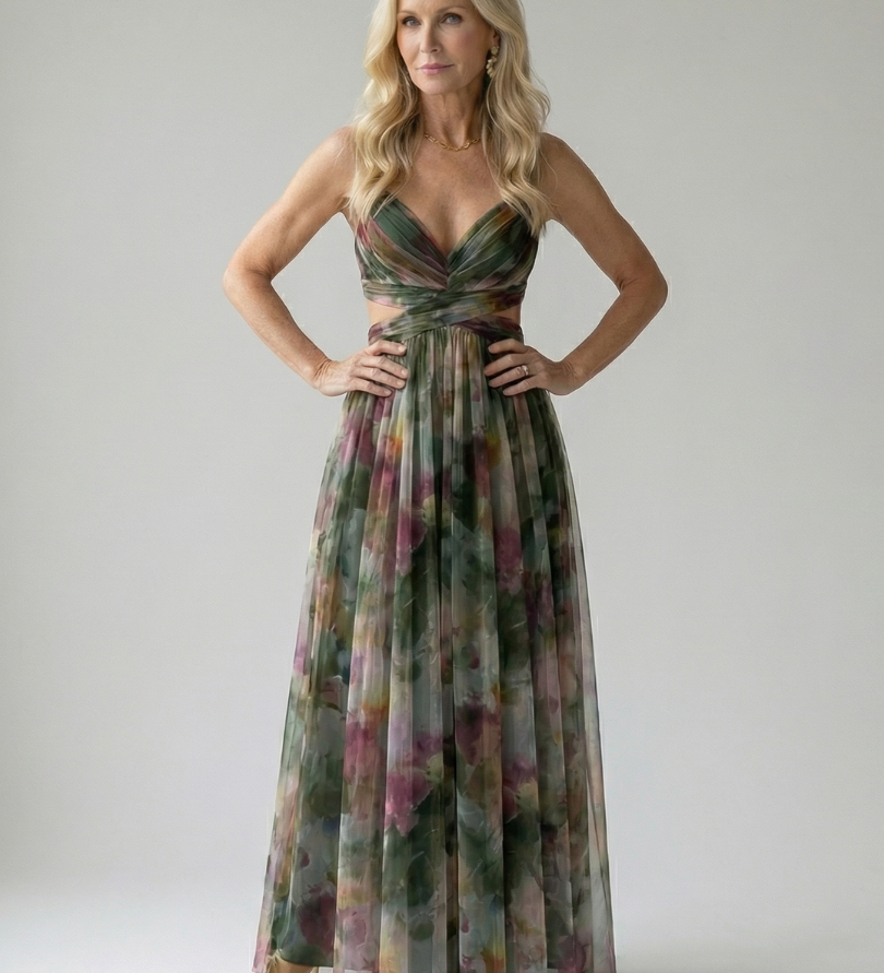 Isel | Mīksta Wrap Maxi Kleita