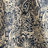 Vīriešu kokvilnas krekls ar īsām piedurknēm un paisley ziedu rakstu
