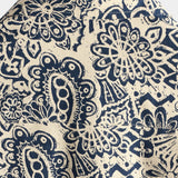 Vīriešu kokvilnas krekls ar īsām piedurknēm un paisley ziedu rakstu