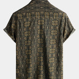 Vīriešu kokvilnas vintage īsām piedurknēm 70. gadu retro vasaras krekls" can be rewritten as:

"Vīriešu retro 70. gadu īsām piedurknēm kokvilnas vasaras krekls