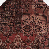 Vīriešu Retro 70. gadu Paisley Īsām Piedurknēm Atpūtas Krekls
