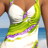 Rakstainais viengabala bikini