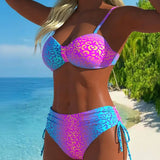 Vilinošs leopardu raksta bikini