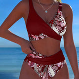 Ziedu Krāsu Kontrasta Bikini