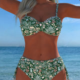 Ziedu Bikini Sērijas String