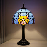 Retro baroka kaķa galda lampa naktsgaldiņam