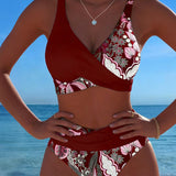 Ziedu Krāsu Kontrasta Bikini