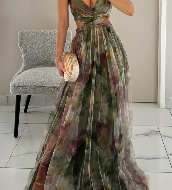 Madeline | Ziedains Garā Kleita, Kas Izstaro Eleganci Bez Pūlēm