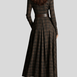 Sāra | Vintage Stila Maxi Kleita ar Siksnu