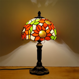 Stikla LED galda lampa ar dekoratīvu dizainu