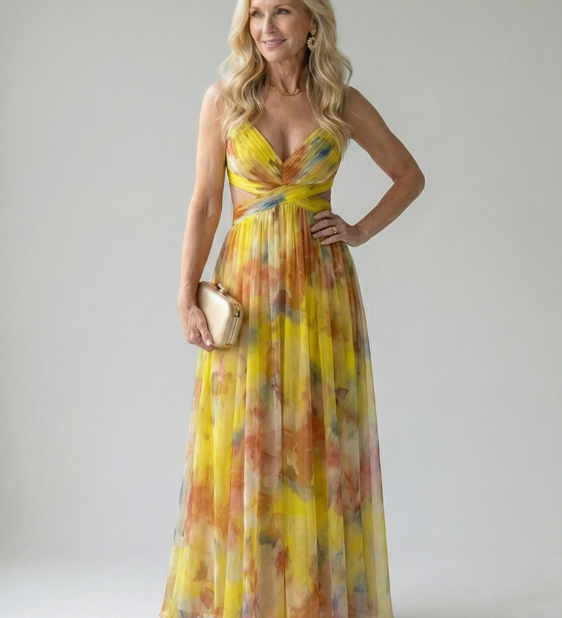 Isel | Mīksta Wrap Maxi Kleita