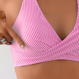 Svītrainais Seksīgais Bikini