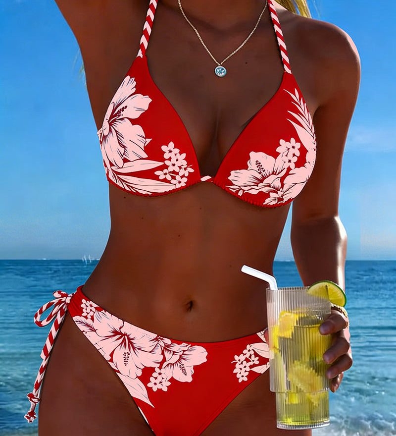 Simplistic Sexy Halter Neck Bikini