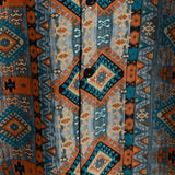 Vīriešu stilīgs vintage retro krekls ar īsām piedurknēm