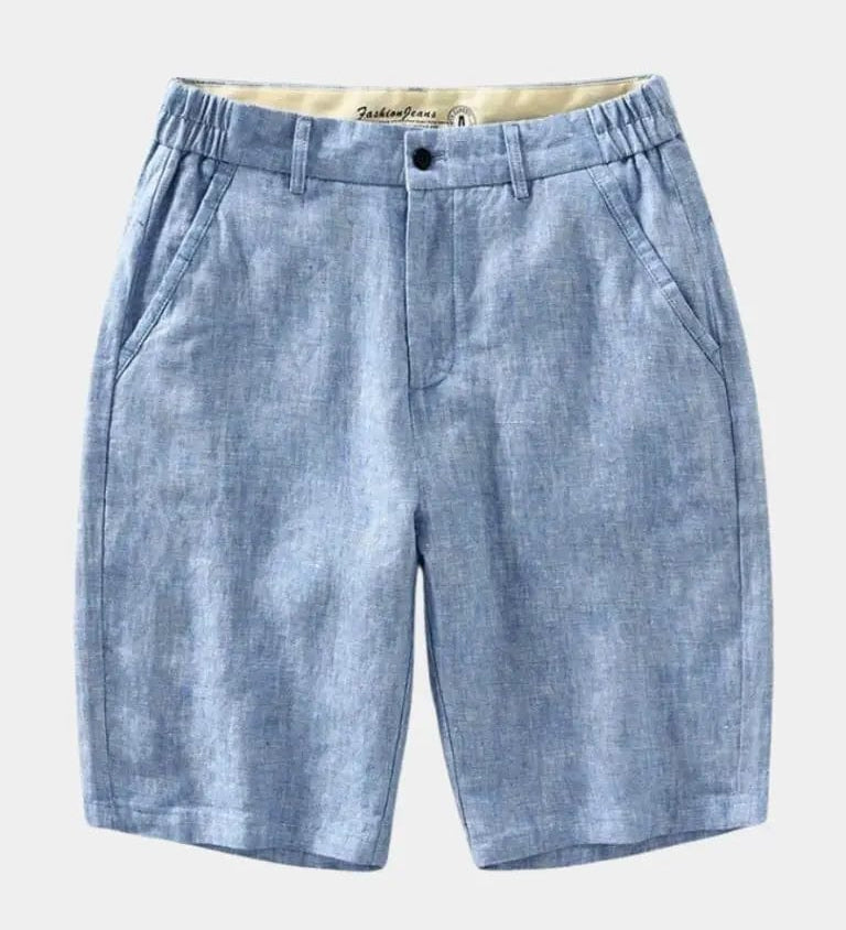 Felix™ | Lino zilie šorti Horizont