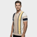 Henrik™ | Gaišs svītrains polo krekls