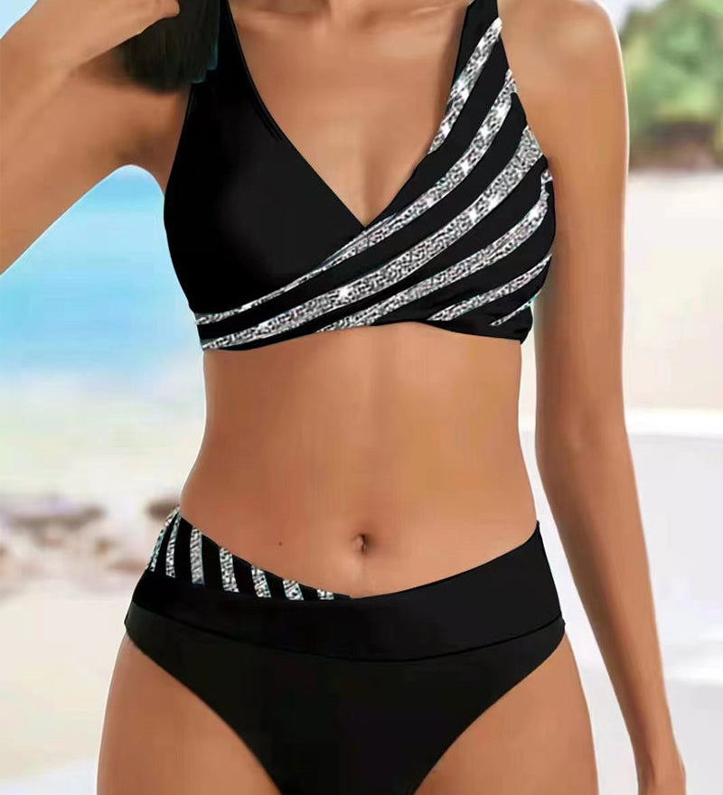 Mona - Apdrukāts bikini siltās krāsās