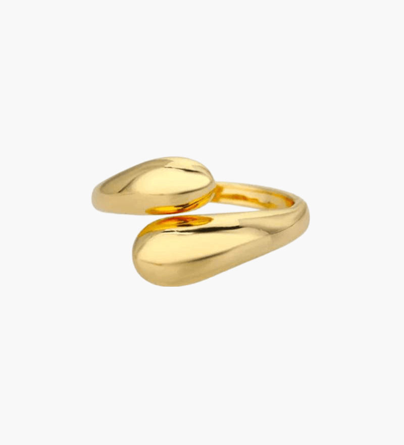 Rita™ | Elegants svara gredzens