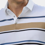 Kasper™ | Svītrains Polo Krekls ar Saulrietu