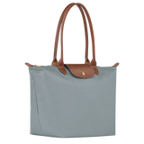 Longchamp - Lielā Le Pliage soma, pelēkā tērauda