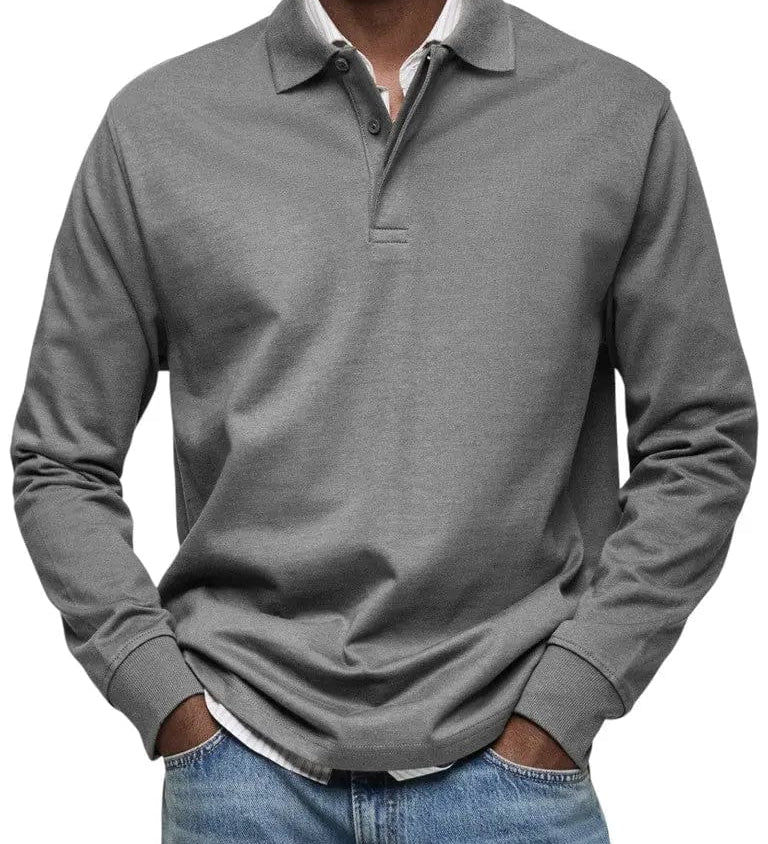 MOHR® | Grezns polo krekls ar garām piedurknēm