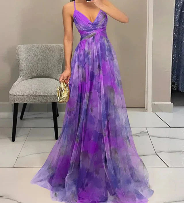 Madeline | Ziedains Garā Kleita, Kas Izstaro Eleganci Bez Pūlēm