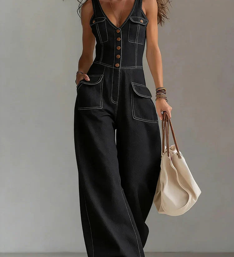 Sophie™ | Brīva Denim Kombinezons