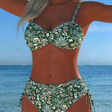 Ziedu Bikini Sērijas String