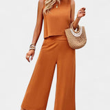 Lavinia | Boho komplekts: lina un kokvilnas tops ar šortiem