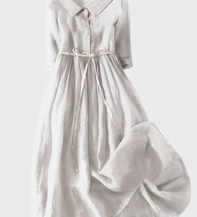 Tiina | Eleganta kleita ar apkakli