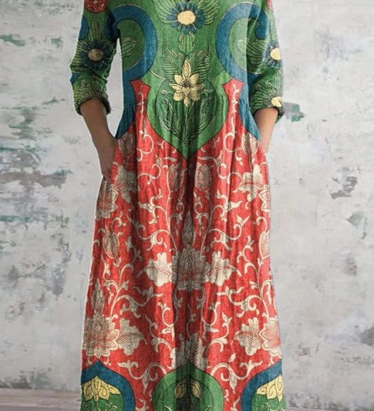Vintessa | Romantiska vintage kleita katram solim