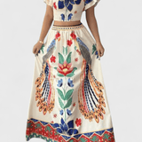 Itzel | Boho komplekts ar etniskiem rakstiem