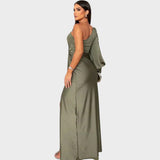 Marica | Eleganta garā kleita ar vienu plecu
