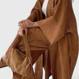 Kaspija | Divdaļīgs atpūtas komplekts ar garu kimono