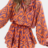 Yasmine | Mono Mini volāni un ikat raksts