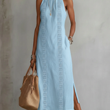 JIMENA | MIDI-KLEID NO LINNĀM
