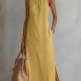 JIMENA | MIDI-KLEID NO LINNĀM