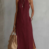JIMENA | MIDI-KLEID NO LINNĀM