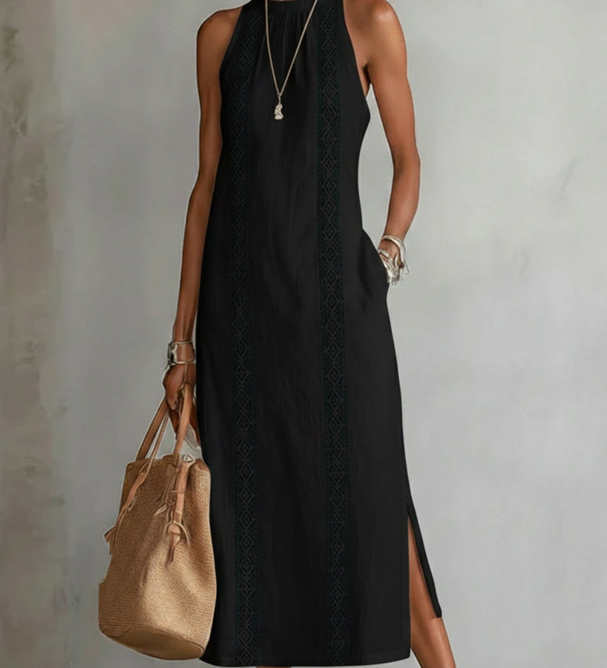 JIMENA | MIDI-KLEID NO LINNĀM